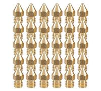 Asyduey 30 Pieces Mk8 Nozzle 0.4Mm 3D Printer Nozzles Extruder Print For 3D Printer -10(1Pc Plastic Box)