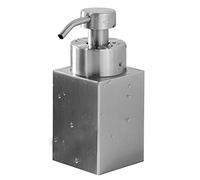 Asyduey 304 Stainless Steel Soap Dispenser Shower Gel Dispenser Bottle Shampoo Foamer Foaming Bottle Lotion Bottle Silver