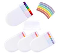 Asyduey 4 Pcs Rainbow Face Body Paint-Gay Pride Day Flag Face Paint-LGBT Rainbow Stripe Crayon for Gays Pride Day