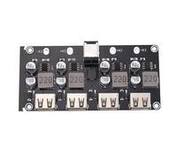 Asyduey 4-Way Module Single USB Mobile Phone Charging Board 12V24V to QC3.0 Fast Charging Support Mobile Phone
