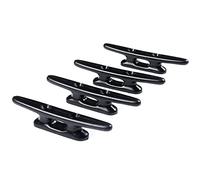 Asyduey 4Pack 4 Inch Black Boat Cleat Kayak Cleats Boat Dock Cleats Boat Kayak Canoe Cleat Black Strong Nylon Cleats