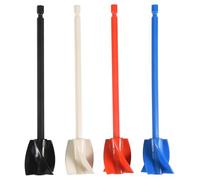 Asyduey 4Pack Resin Mixer Paddles,Epoxy Mixer Attachment for Drill, Reusable Paint Mixer,for Epoxy Resin,Ceramic Glaze,Silicone