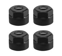 Asyduey 4Pcs ER11-A Type M14 Thread Collet Clamping Hex Nuts, for CNC Milling Chuck Holder Lathe