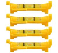 Asyduey 4Pcs String Level Hanging Line for Leveling Surveying, Building Trades, Bricklaying, Etc. (Yellow)