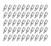 Asyduey 50Set Self-Tapping Screw with Rubber Sleeve Laminate Support Homemade Wardrobe Cabinet Glass Hard Partition Nail Easy Install Easy to Use