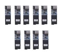 Asyduey 5Pairs Mini Fiber Optical Media Converter 10/100Mbps Single Mode Single 20Km Fiber SC Port Fiber Switch