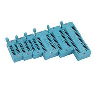 Asyduey 6PC Universal 14/16/18/24/28/40 pin IC Test Universal ZIF Socket Hot Home Improvement