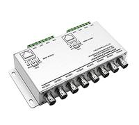 Asyduey 8-CH UTP 720P/1080P HD Passive Video Balun Transceiver,BNC to Cat5/5E/6 RJ45(T568B) UTP Cable Converter Video Transmitter