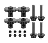 Asyduey 8Pcs Steel Front & Rear Axle Gear Drive Shaft Gear Upgrade Accessories for C14 C24 B24 B36 MN D90 D99 MN99S Parts