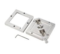 Asyduey 90Mm Silver Bga Reballing Station Stencils Template Holder Fixture Jig for PCB Chip Soldering Rework Repair
