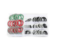 Asyduey A/C O Ring Kit,Car Accessories Gasket,O Ring Assortment Kit,AC O Ring Kit,60pcs AC Seal Kit,A/C Compressor Seal Kit