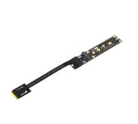 Asyduey Add on Card NGFF M.2 Key AE Male to Key M Female Board Adapter Accessories Kit with Cable M2 KEY AE to NVME for 2230 2242 2260 2280