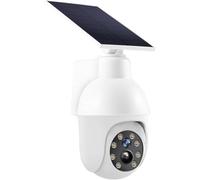 Asyduey Analog Solar Powered Surveillance Sensor Light Enhances Home Security Featuring Flashing Red Light That Pretends Camera