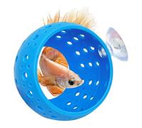 Asyduey Aquarium Bettas Fish Hideout Fish Tank Tunnel with Suction Cup Shrimp Cave Aquarium Decor Fish Tank for Small Fish, Shrimp, Guppy Blue