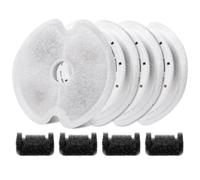 Asyduey Cats Water Filters Parts for Fountain 67oz/2L Activated Carbon Filter with Pre-Filter Sponges for Pet Water Fountain