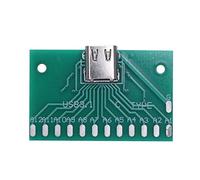 Asyduey DIY 24Pin USB-C USB 3.1 Type C Female Socket Connector SMT Type with Pc Board