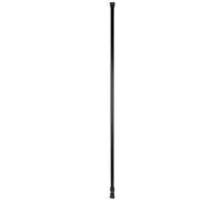 Asyduey Extendable Telescopic Spring Loaded Net Voile Tension Curtain Rail Pole Rods,70~120cm,Black