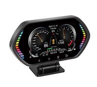Asyduey F12 Universal HUD -Up Display OBD2 GPS Speedometer Intelligent Tilt Meter Car Accessories