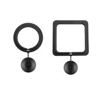 Asyduey Feeding Ring Fish Feeding Ring Floating Food Feeder Circle with Suction Cup Easy to Install Aquarium Black