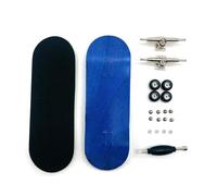 Asyduey Finger Skateboard Board Width 32mm Professional Maple Fingertip Skateboard Double Rocker Mini Skateboard Blue