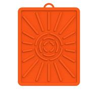 Asyduey Grill Mat, Side Shelf Mat, Silicone Grill Pad for Outdoor Grill Kitchen Counter, BBQ Grill Mats, (1 Pack, Orange) Easy Install