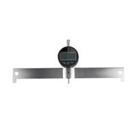 Asyduey Guitar Neck Curvature Measurement Dial Indicator Guitar Fingerboard Measuring Flat Ruler Reset Calibration Instrument