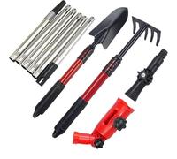 Asyduey Gutter Cleaner Tool Kit Multi-Angle Gutter Guard Pole and Rake High-Efficiency Leaves Removal Tool