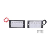 Asyduey Humbucker Double Coil Pickups Neck and Bridge Compatible with LP Style Electric Guitar for Guitar Parts Replacement Set