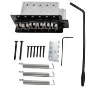 Asyduey Licensed Guitar Tremolo Bridge System Set for Electric Guitar Replacement, Black
