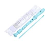 Asyduey Light Blue-8 Holes Soprano Recorder Kit with Cleaning Rod, German Style C Key Recorder Set for Kids Beginners Students
