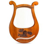 Asyduey Lyre Harp 19 String Beginners Harp,Portable 19-Tone Small Harp 19-String Lyre Musical Instruments Solid Wood Lyre Harp Easy to Use