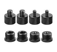 Asyduey Microphone Stand Mic Boom Arm Set,Mic Thread Adapters-5/8 Female to 3/8 Male and 5/8 Female to 1/4 Male Etc.