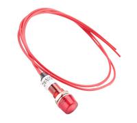 Asyduey Neon Indicator Pilot Signal Lamp Red Light AC 250V w2 Wires