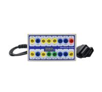 Asyduey OBDII OBD2 Breakout Box Car Break Out Box Car Protocol Detector Auto Can Test Box Automotive Connector Detector(A)