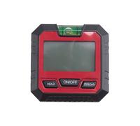 Asyduey Precision Digital Inclinometer Electron Goniometers Magnetic Base Digital Protractor Angle Finder Bevel Box -Red