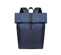 Asyduey Roll-Top Shoulder Bag Business Leisure Bag Roll-Top Cover Shoulder Bag Blue