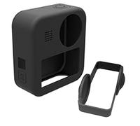 Asyduey Silicone Protective Housing Case for MAX 360 Sports Camera Professional Protective Dome Lens Parts(Black)