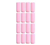 Asyduey Silicone Spare Parts Accessories Elastic Sleeve for Leak Proofing, Leak Proof Sleeves Reusable for Travel Toiletries 16Pcs Pink
