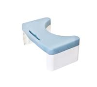 Asyduey Toilet Foot Stool for Adults Poop Stool with Mobile Phone Slot Portable Toilet Foot Stool Anti-Slip Squatting Toilet
