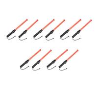 Asyduey Traffic Batons Led Traffic Control Stick Safety Light Batons, Signal Batons for Parking and Airports, 21 Inches, 10pcs