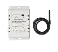 Asyduey Tuya WiFi 16A Smart Temperature Switch Tuya WiFi Power Monitor Remote Control Smart Temperature Switch