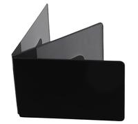 Asyduey Ultra Thin Driver License Cover Metal Driver License Holder ID Credit Card Cover Case for Car Driving Documents (Black)