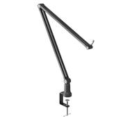 Asyduey Universal Adjustable Boom Arm Stands Metal Suspension Scissor Microphone Stand for Gaming Studio Radio Media