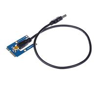 Asyduey USB 3.0 Mini PCI-E to PCIe PCI Express 1X to 16X Extender Riser Card Adapter Extension Cable for Mining