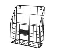 Asyduey Wire Mail Basket - Wall Mounted Hanging Folder/Document Organizer - Economic & Easy to Install Tray for Home Office & More (1 Slot)