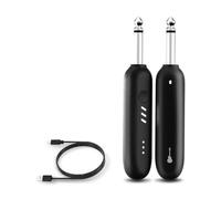 Asyduey Wireless Guitar System, UHF 3.0 Audio Wireless Guitar Transmitter and Receiver for Electric Instrument for Guitar Bass