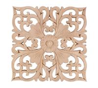 Asyduey Wooden Decal Supply European-Style Applique Real Wood Carving Accessories And Retail.Woodcarving 20x20x1Cm