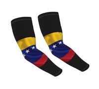 ASYG Cute Flag Cooling Arm Sleeves Women Men Patriotic Flag Sun Protection Sleeves Running Golf Cycling Arm Sleeves, Venezuela Flag-aaa00000001, One size
