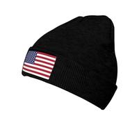 ASYG Cute Flag Hats Men Women Slouchy Beanie Hat Winter Knit Caps Soft Ski Hats Unisex, Usa Flag -A8715, One size