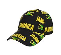 ASYG Cute Jamaica Flag Baseball Cap for Men Women Adjustable Jamaican Snapback Baseball Hats Outdoor Truckers Cap, Jamaica Flag_v000000000001, One size